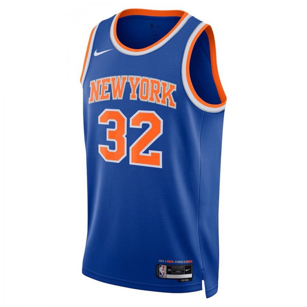 Karl-Anthony Towns New York Knicks Unisex 2023/24 Swingman Jersey - Blue - City Edition-Pro Kit Vault | Brand New 26/27 Sports Jerseys